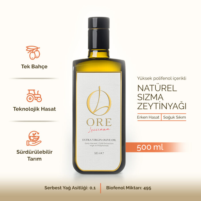 Ore Lecciana Zeytin Yağı (500 Ml.) - Görsel 1